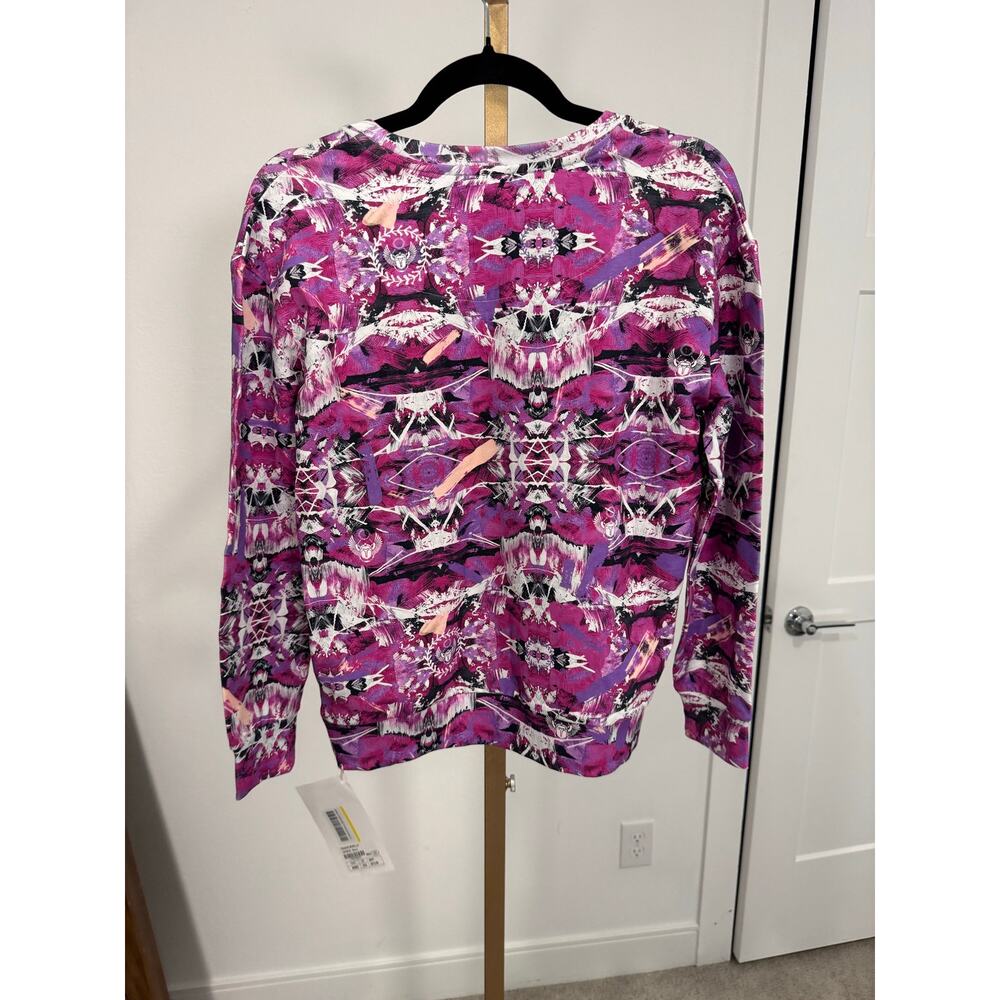 Frankie Morello | Graphic Print Long Sleeve Top - Picture 8 of 8